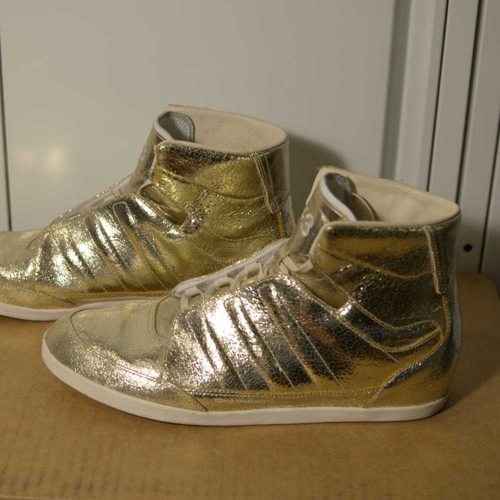 Y-3 Honja High Hi Metallic Gold